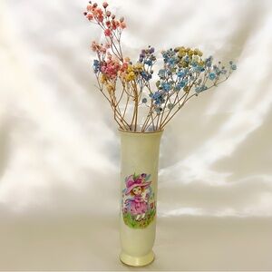 Vintage Geo Z Lefton cute vase little girl bunny home decor porcelain